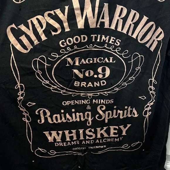 Gypsy Warrior Black Graphic Tank Top - Picture 5 of 5